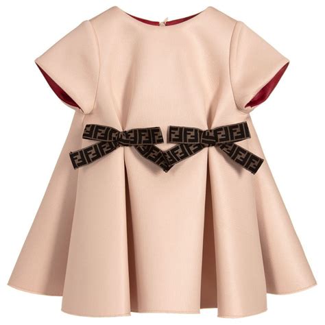 fendi baby dress pink|fendi shoes baby girl.